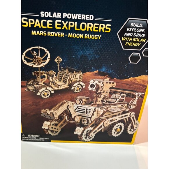 National Geographic Stem Solar Powered Space Explorers Mars Rover & Moon Buggy K - Picture 4 of 9